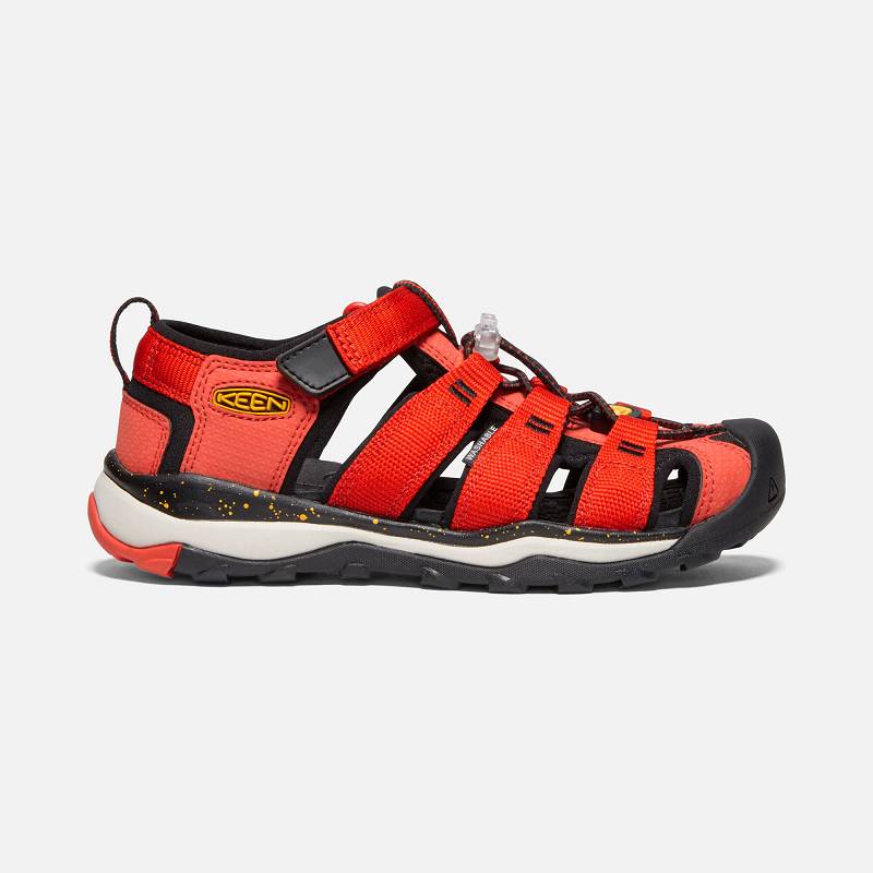 Keen Newport Neo H2 Sandalen Kinder DE-97156 Fiery Red/Golden Rod - Keen Kinderschuhe Rot